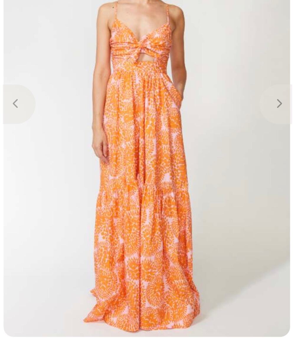A.L.C. Laura Dress in Orange / Pink NWOT
